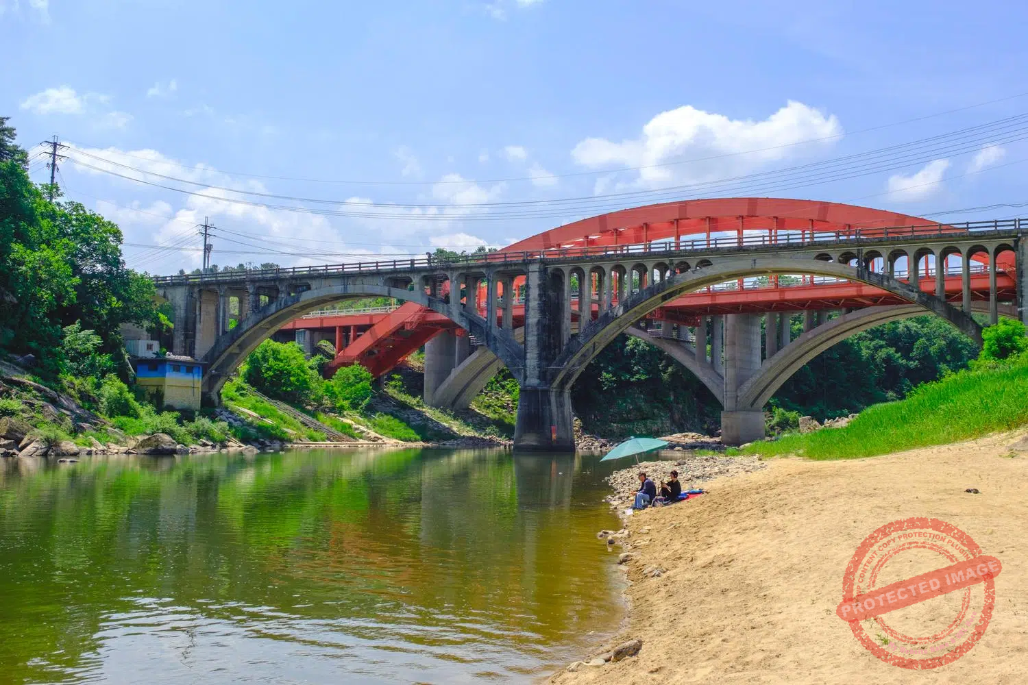 cheorwon-seungilgyo-bridge A general view of the Seungilgyo bridge in Cheorwon.