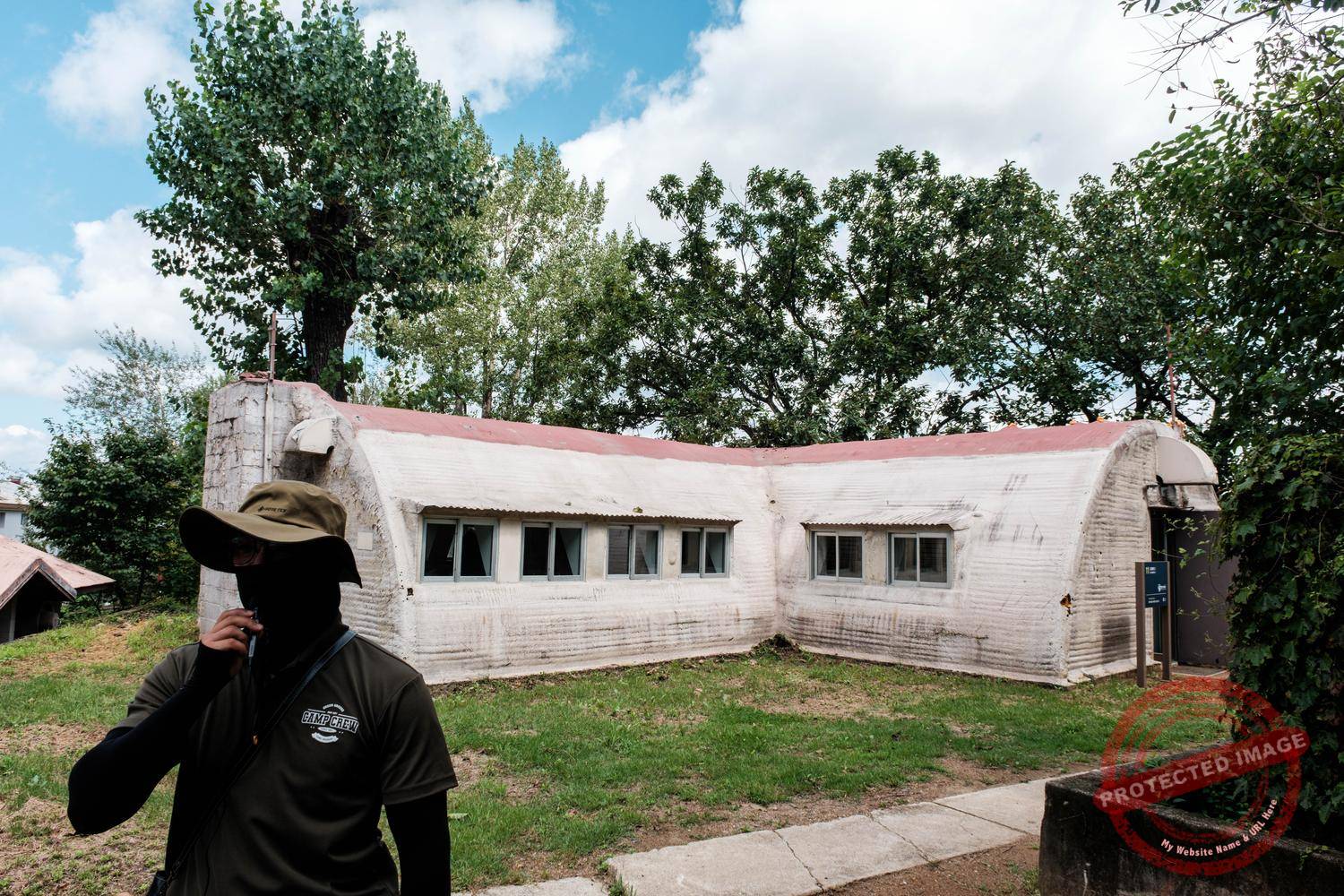 dmz-camp-greaves-20 Quonset huts, lightweight prefabricated structures made of galvanized steel, were installed at Camp Greaves in the mid-1950s to replace tents (September 2025).
