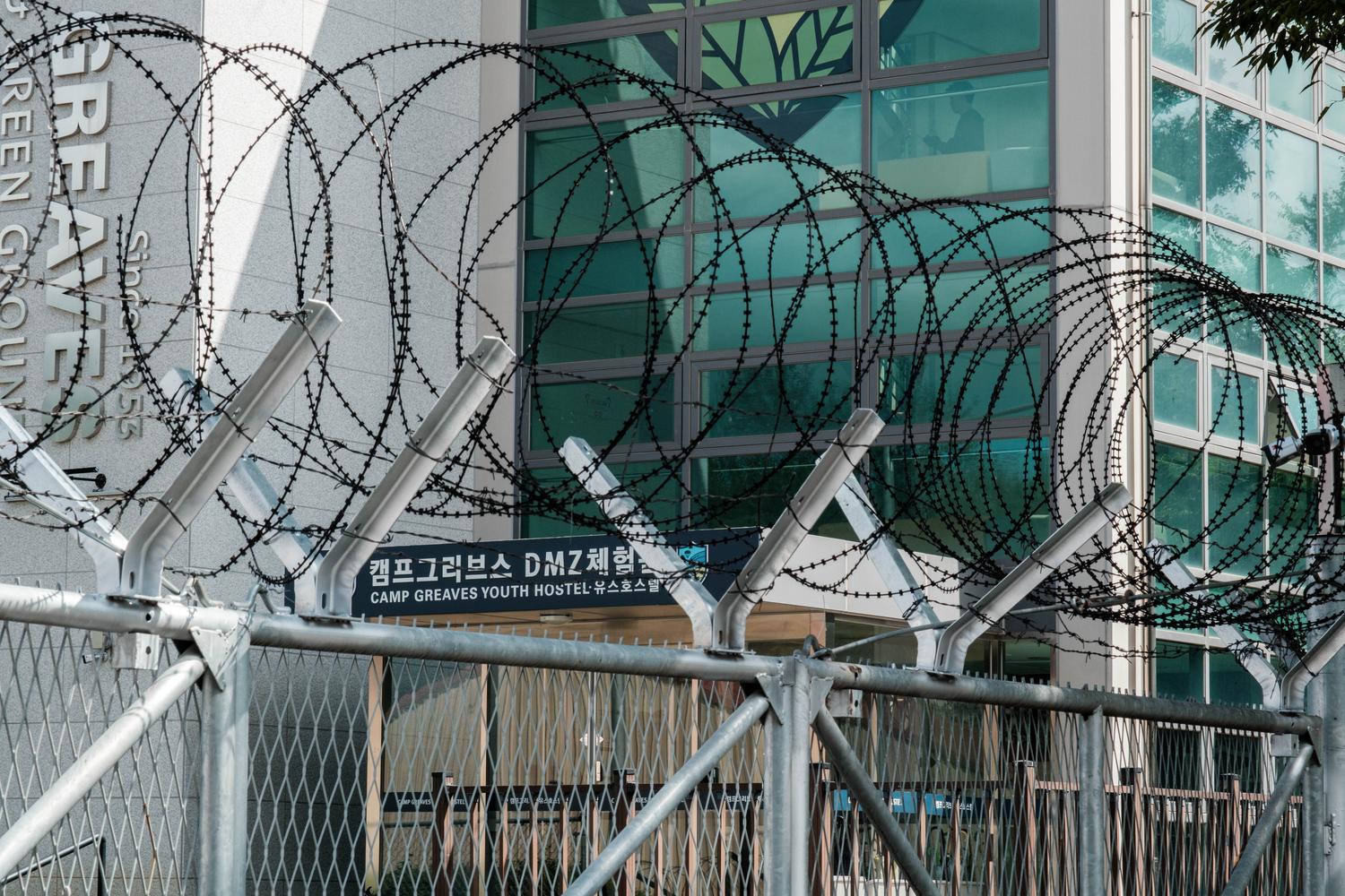 Welcome to the Camp Greaves Youth Hostel, the only tourist accommodation available in the entire Civilian Control Zone (September 2025).