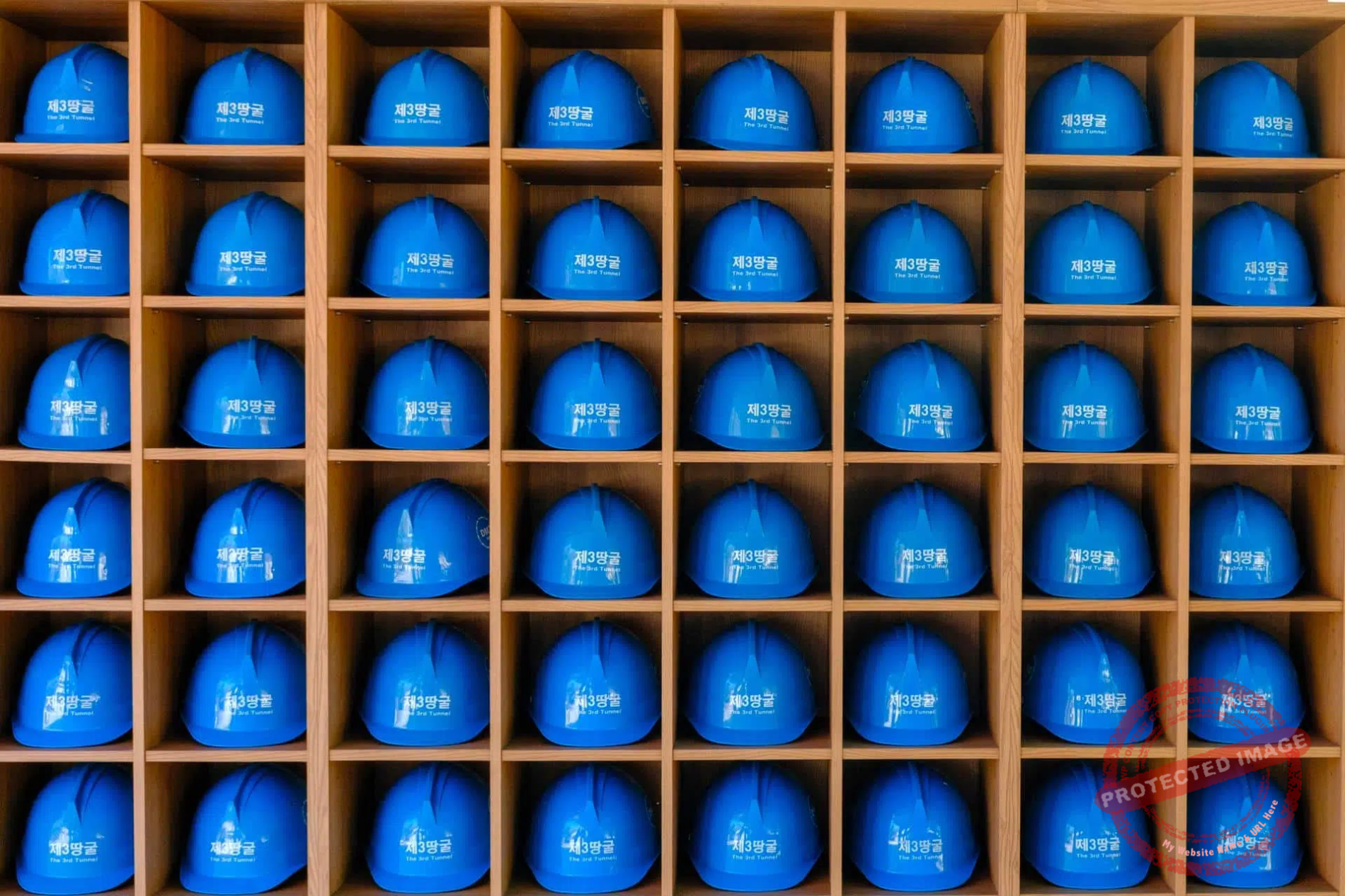 Helmets to prevent visitors from smashing their skulls against the tunnel of agression’s ceiling (November 2024).