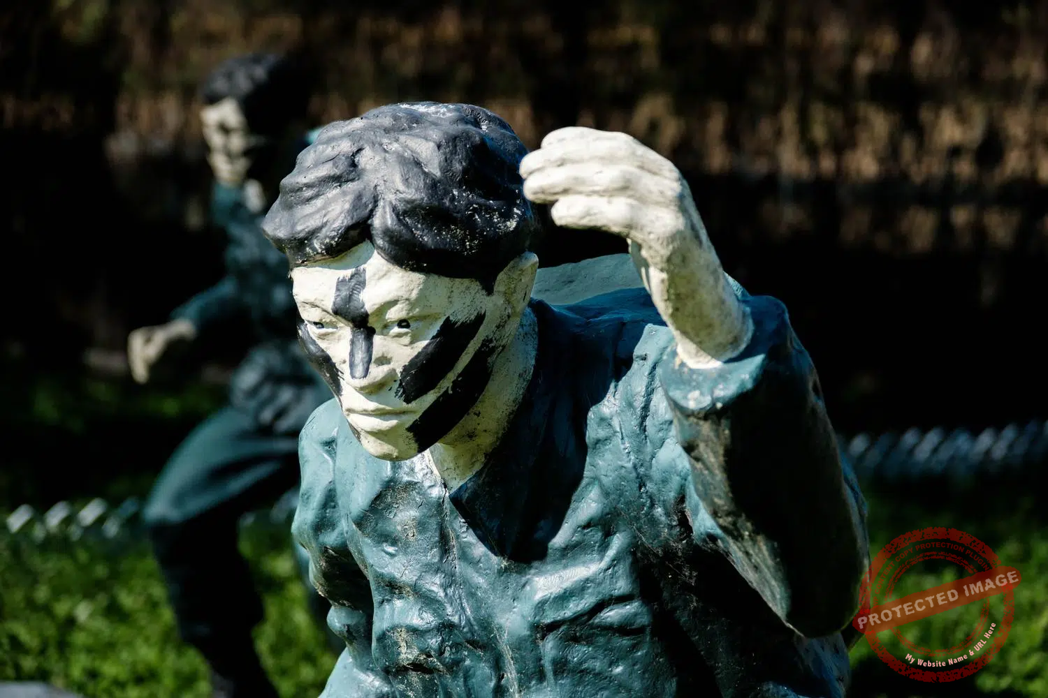 The January 21, 1968 North Korean infiltration incident reenactment installation in Yeoncheon.