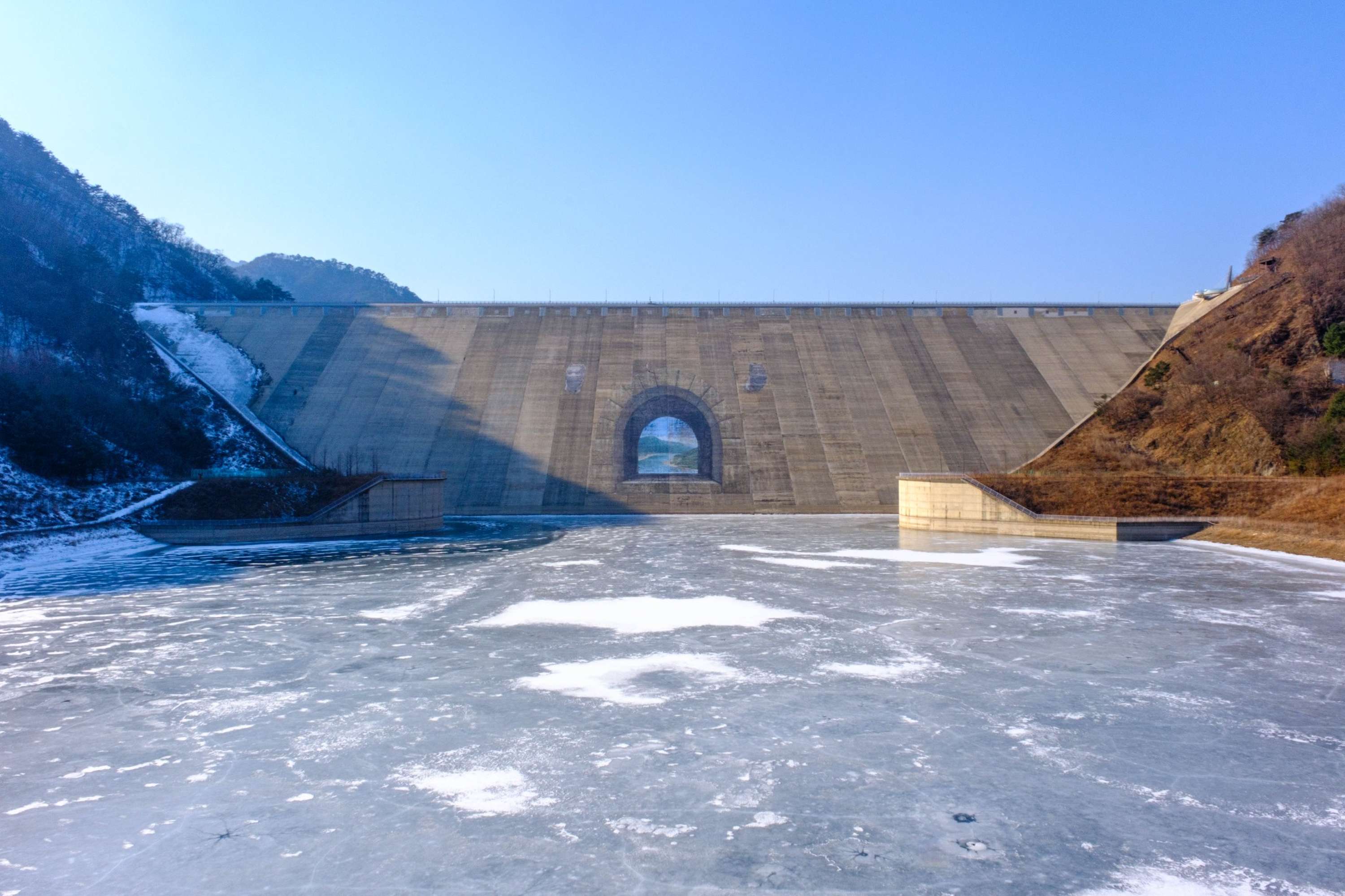 The Peace Dam in Hwacheon.